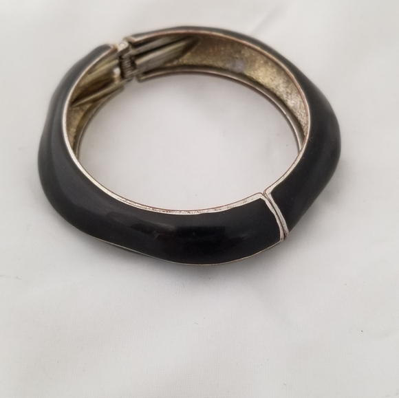 Vintage Black Art Deco Style Bracelet - Picture 3 of 4